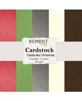 Reprint Celebrate Christmas 12x12 Inch Cardstock (CSP009) (DISCONTINUED)