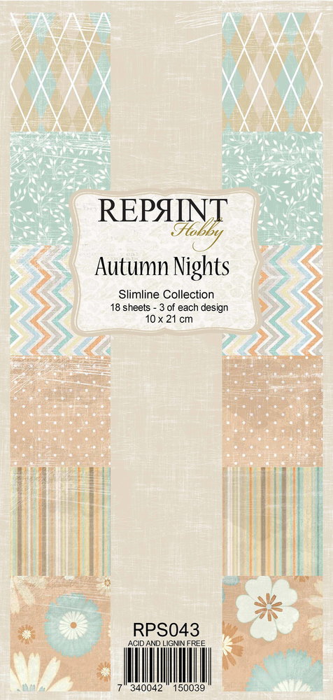 Reprint Autumn Nights Slimline Paper Pack (RPS043) (DISCONTINUED) Reprint Autumn Nights Slimline Paper Pack (RPS043) (DISCONTINUED)
