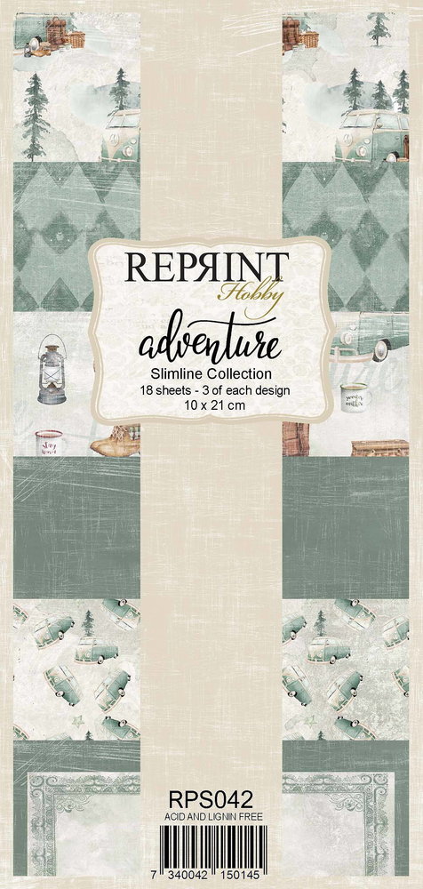 Reprint Adventure Slimline Paper Pack (RPS042) (OUTLET)