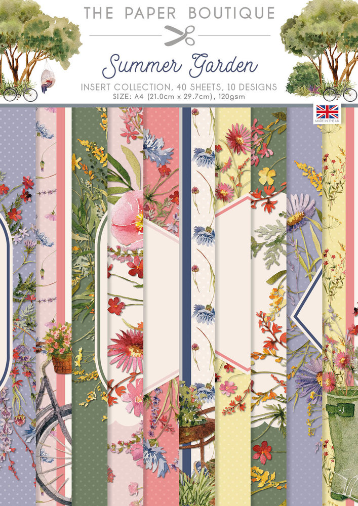 The Paper Boutique Summer Garden A4 Insert Collection (PB1932) (OUTLET)