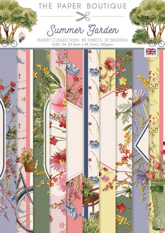 The Paper Boutique Summer Garden A4 Insert Collection (PB1932) (OUTLET)