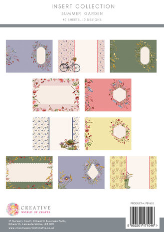 The Paper Boutique Summer Garden A4 Insert Collection (PB1932) (OUTLET)