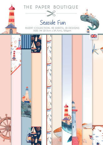 The Paper Boutique Seaside Fun A4 Insert Collection (PB1948) (OUTLET)