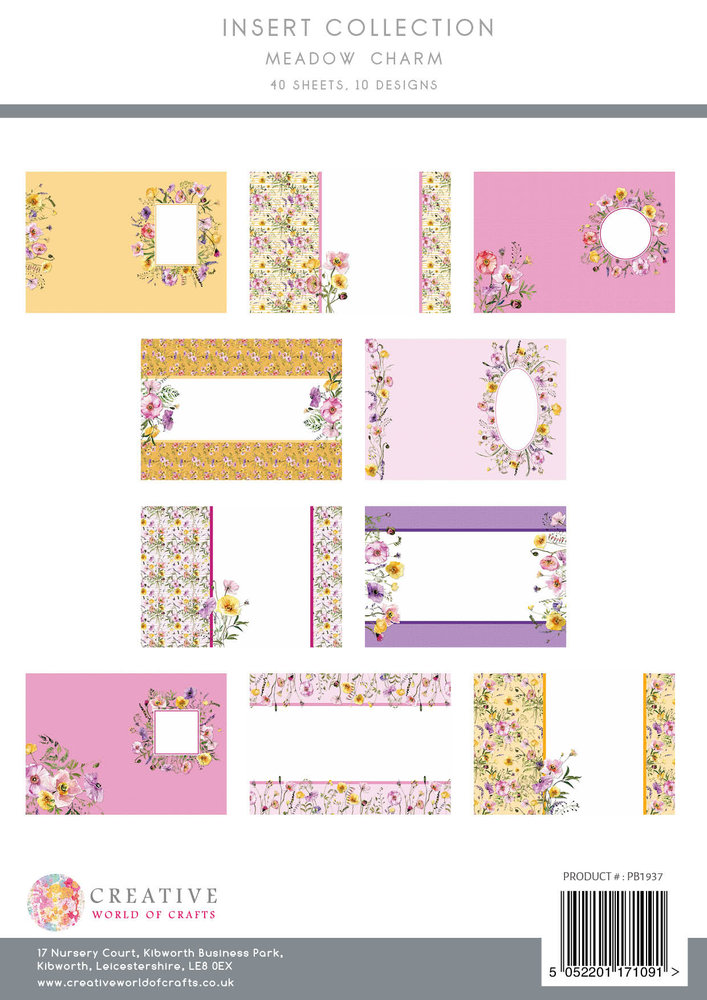 The Paper Boutique Meadow Charm A4 Insert Collection (PB1937) (OUTLET) The Paper Boutique Meadow Charm A4 Insert Collection (PB1937) (OUTLET)