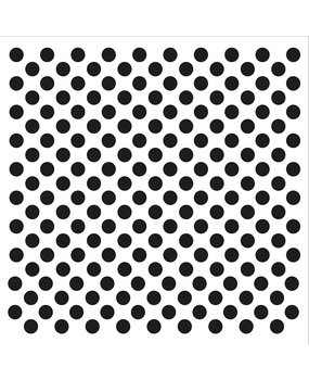 IndigoBlu Dotty 6x6 Inch Stencil (IND1009) (OUTLET)