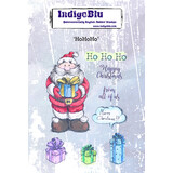 IndigoBlu HoHoHo A6 Rubber Stamps (IND1000) (OUTLET)
