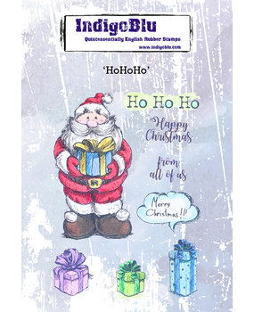 IndigoBlu HoHoHo A6 Rubber Stamps (IND1000) (OUTLET)