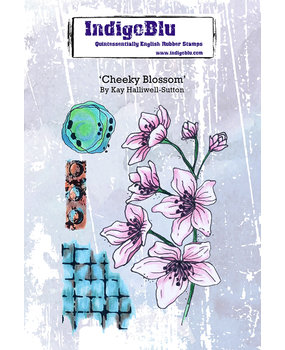 IndigoBlu Cheeky Blossom A6 Rubber Stamps (IND1004) (OUTLET)