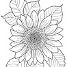 Woodware Sunflower Rays Clear Stamps (JGS835) (OUTLET) Woodware Sunflower Rays Clear Stamps (JGS835) (OUTLET)