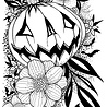 Woodware Pumpkin Flowers Clear Stamps (JGS839) (OUTLET) Woodware Pumpkin Flowers Clear Stamps (JGS839) (OUTLET)