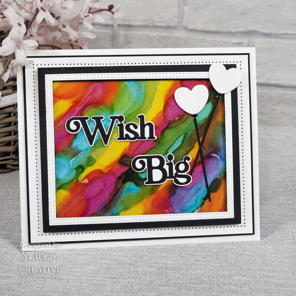 Creative Expressions Sue Wilson Craft Die Noble Shadowed Sentiments Wish Big (CEDNE010) (OUTLET) Creative Expressions Sue Wilson Craft Die Noble Shadowed Sentiments Wish Big (CEDNE010) (OUTLET)