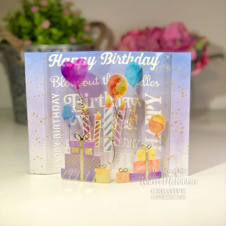 Creative Expressions Sue Wilson Craft Die Necessities Birthday Balloons (CED23058) (OUTLET)