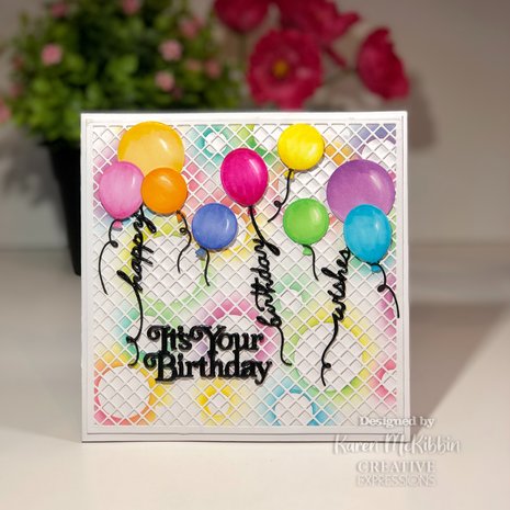 Creative Expressions Sue Wilson Craft Die Necessities Birthday Balloons (CED23058) (OUTLET)