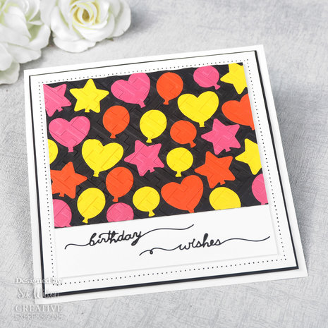 Creative Expressions Sue Wilson Craft Die Necessities Birthday Balloons (CED23058) (OUTLET)
