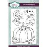 Creative Expressions Sam Poole Clear Stamp A6 Ghost Pumpkin (CEC1009) (OUTLET)