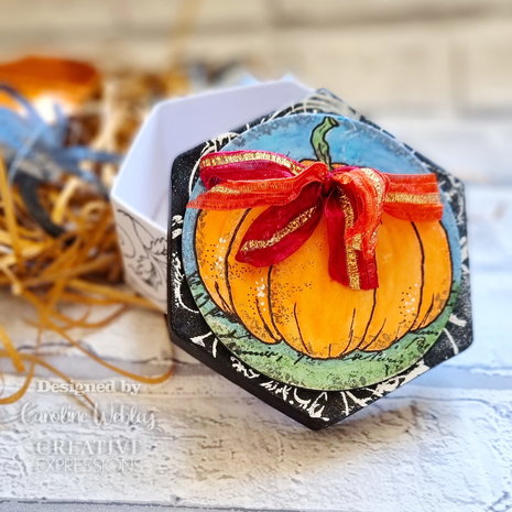Creative Expressions Sam Poole Clear Stamp A6 Ghost Pumpkin (CEC1009) (OUTLET) Creative Expressions Sam Poole Clear Stamp A6 Ghost Pumpkin (CEC1009) (OUTLET)