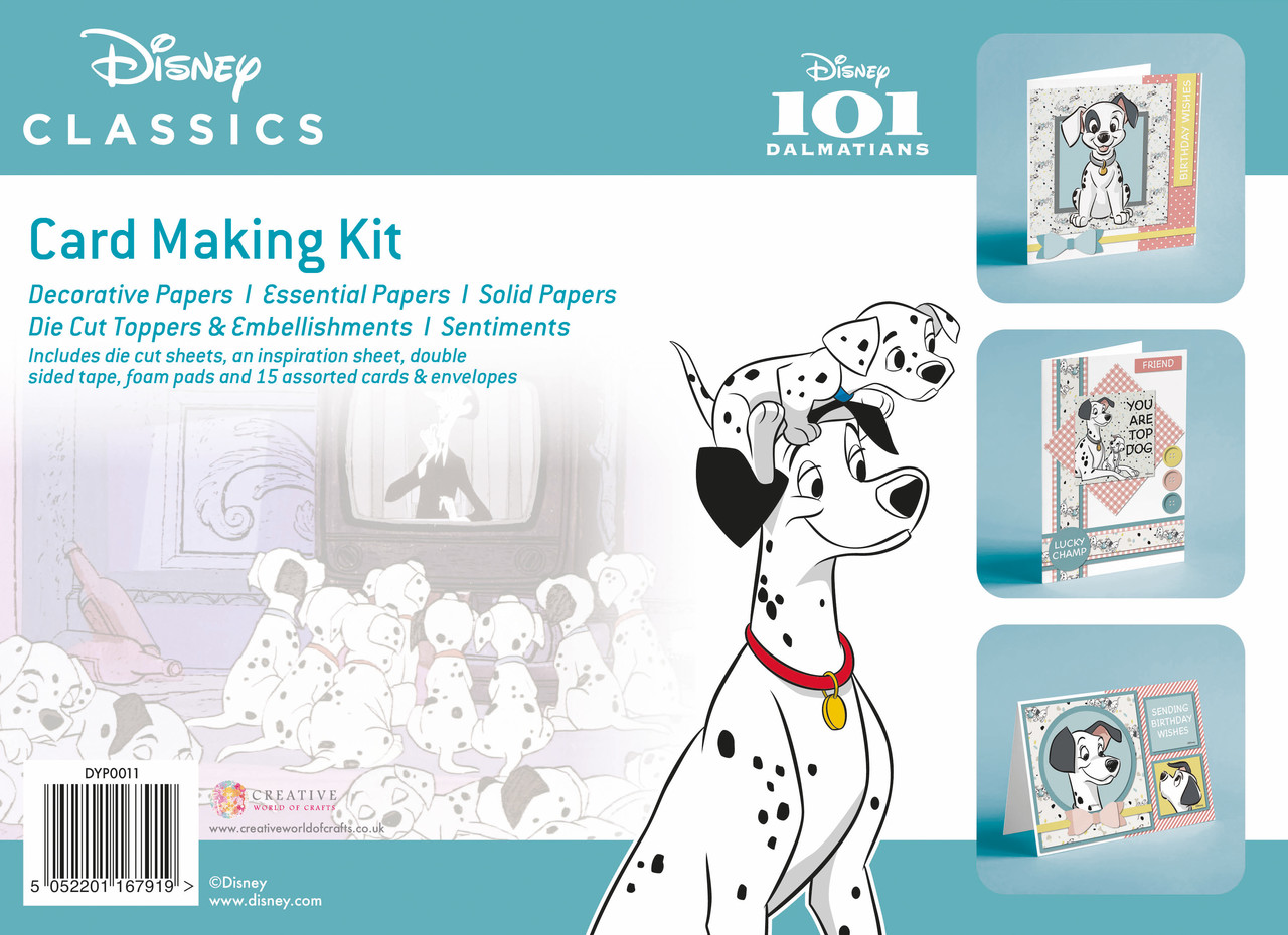 Creative Expressions 101 Dalmatians A4 Box Card Making Kit (DYP0011) (OUTLET)