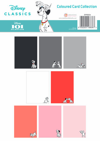 Creative Expressions 101 Dalmatians A4 Coloured Card Collection (DYP0036) (OUTLET) Creative Expressions 101 Dalmatians A4 Coloured Card Collection (DYP0036) (OUTLET)