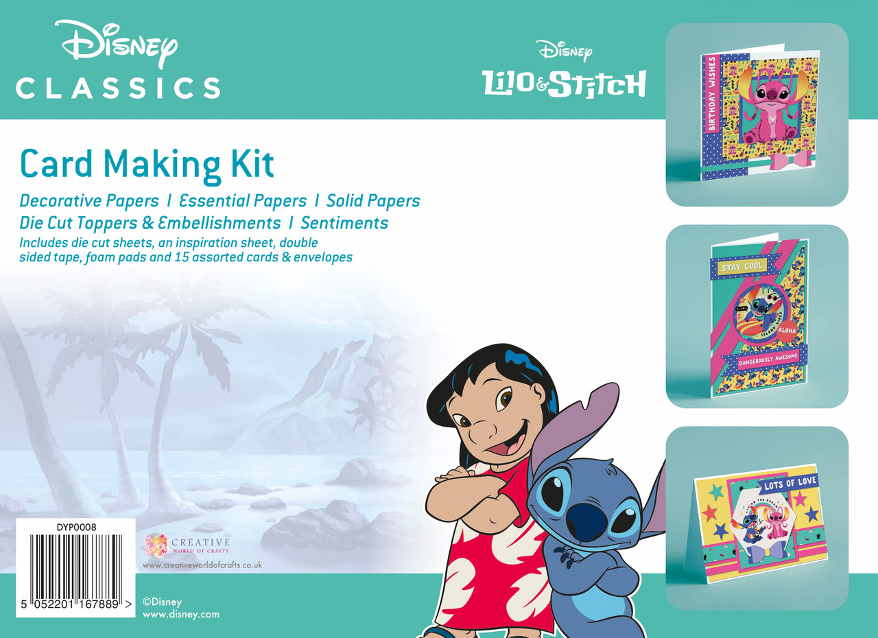 Creative Expressions Lilo & Stitch A4 Box Card Making Kit (DYP0008) (OUTLET)