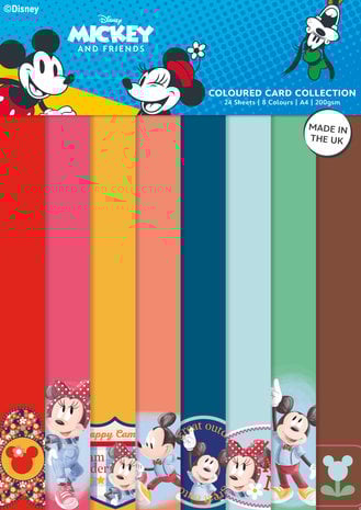 Creative Expressions Mickey & Friends A4 Coloured Card Collection (DYP0040) (OUTLET) Creative Expressions Mickey & Friends A4 Coloured Card Collection (DYP0040) (OUTLET)