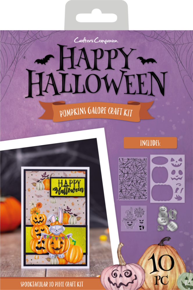 Crafter's Companion Happy Halloween Craft Kit Pumpkins Galore (HAH-PUG-KIT) (OUTLET)