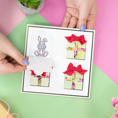 Gemini Door Reveal Stamp & Die Square (GEM-STD-SDR) (OUTLET)