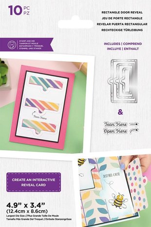 Gemini Door Reveal Stamp & Die Rectangle (GEM-STD-RDR) (DISCONTINUED)