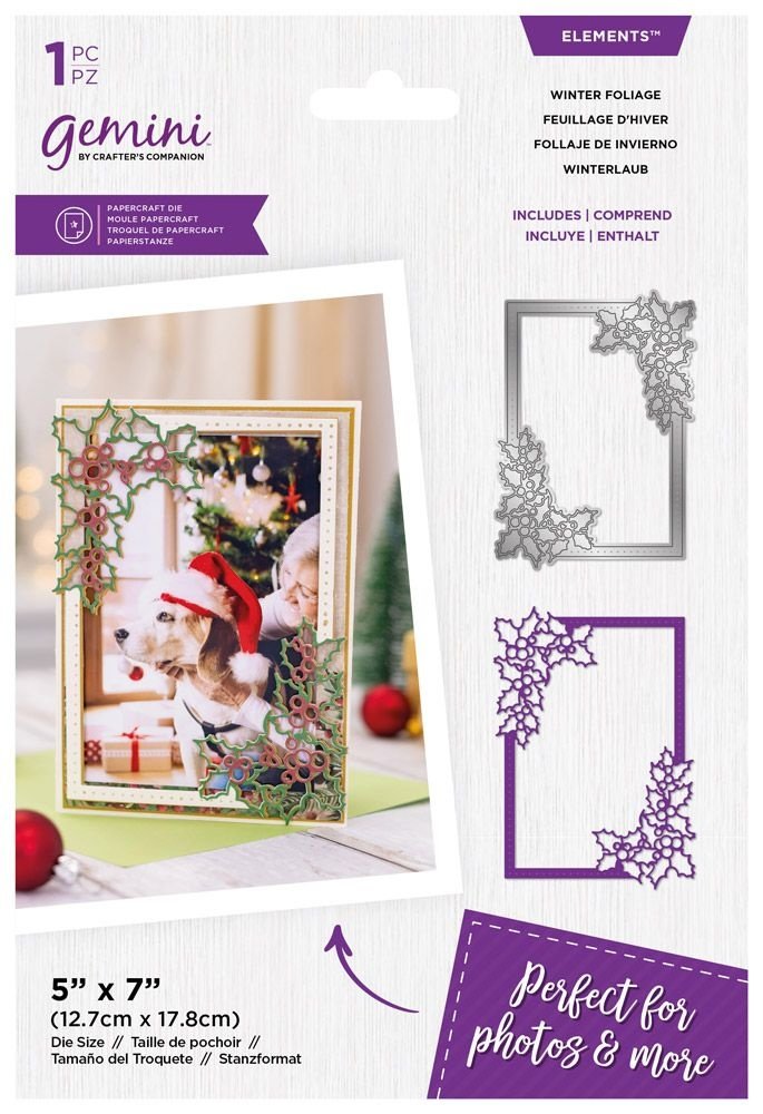 Gemini Fancy Frame Winter Foliage Elements Dies (GEM-MD-ELE-FFD-WIFO) (DISCONTINUED)