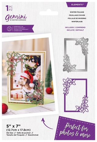 Gemini Fancy Frame Winter Foliage Elements Dies (GEM-MD-ELE-FFD-WIFO) (DISCONTINUED)