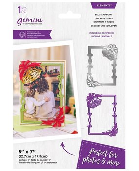 Gemini Fancy Frame Bells and Bows Elements Dies (GEM-MD-ELE-FFD-BELB) (DISCONTINUED)