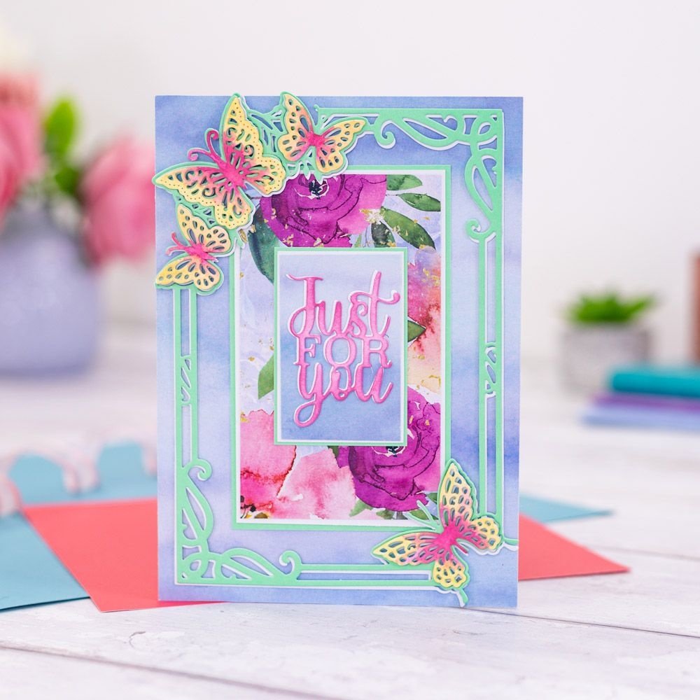 Gemini Fancy Frame Beautiful Butterflies Elements Dies (GEM-MD-ELE-FFD-BEBU) (DISCONTINUED)