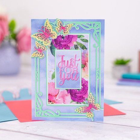 Gemini Fancy Frame Beautiful Butterflies Elements Dies (GEM-MD-ELE-FFD-BEBU) (DISCONTINUED)