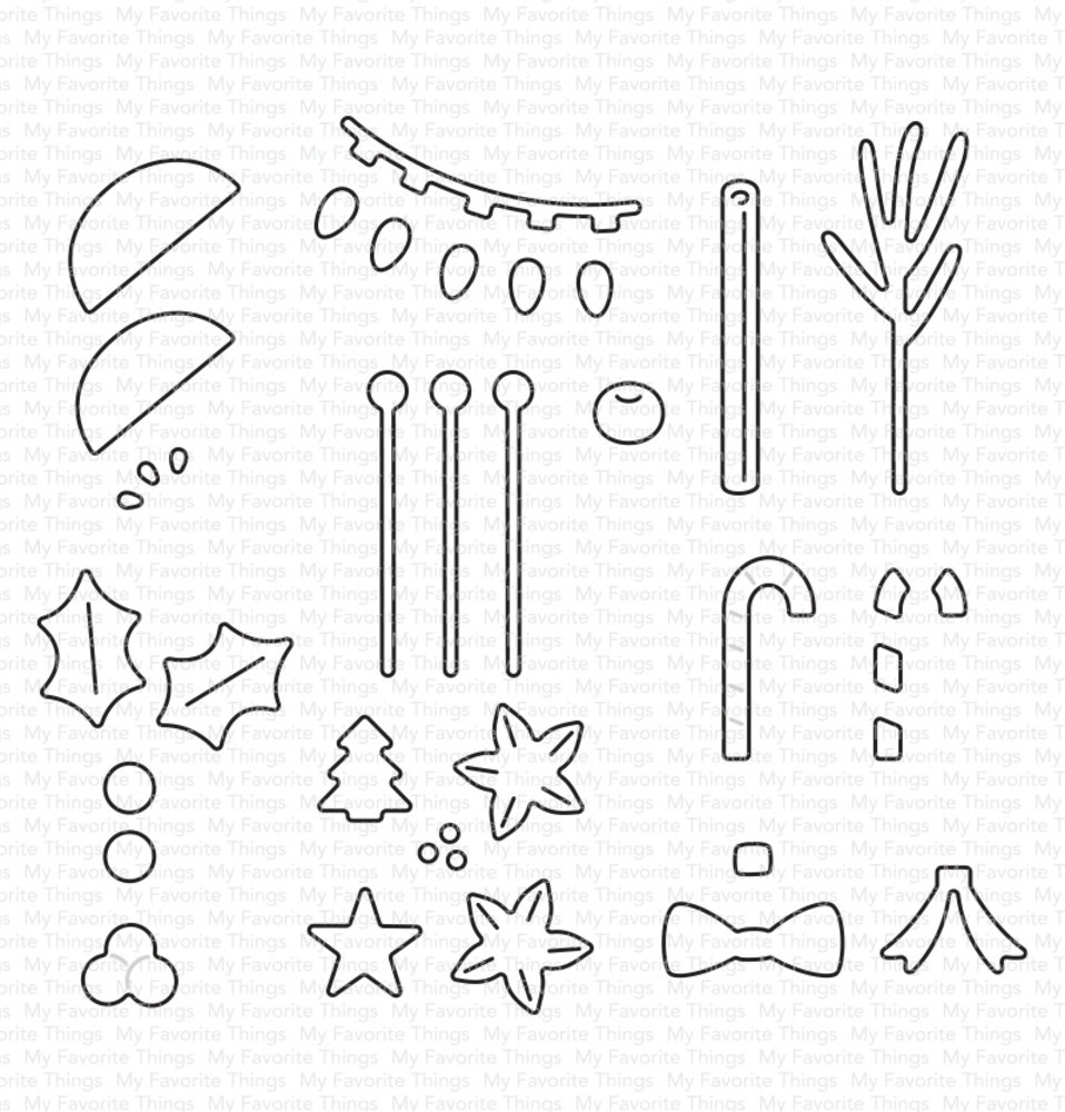 My Favorite Things Christmas Garnish Die-namics (MFT-2395) (OUTLET) My Favorite Things Christmas Garnish Die-namics (MFT-2395) (OUTLET)