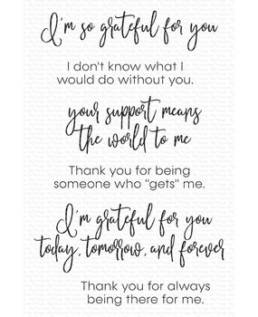 My Favorite Things Inside & Out Gratitude Clear Stamps (CS-722) (OUTLET)