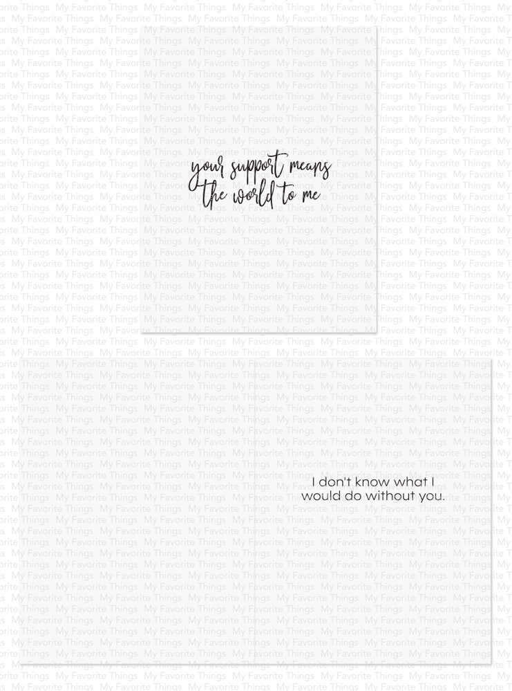 My Favorite Things Inside & Out Gratitude Clear Stamps (CS-722) (OUTLET)