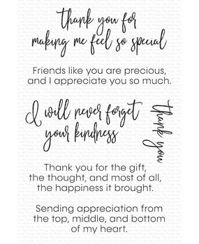 My Favorite Things Inside & Out Thank You Clear Stamps (CS-721) (OUTLET)