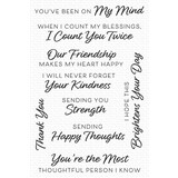 My Favorite Things Thoughtful Greetings Clear Stamps (CS-717) (OUTLET)
