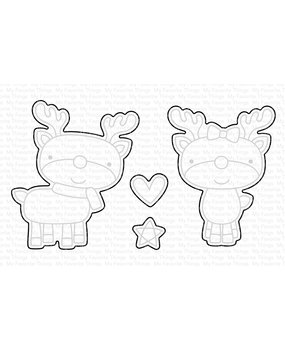 My Favorite Things Reindeer Love Die-namics (MFT-2394) (OUTLET)