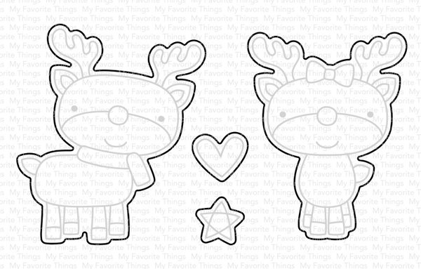My Favorite Things Reindeer Love Die-namics (MFT-2394) (OUTLET) My Favorite Things Reindeer Love Die-namics (MFT-2394) (OUTLET)