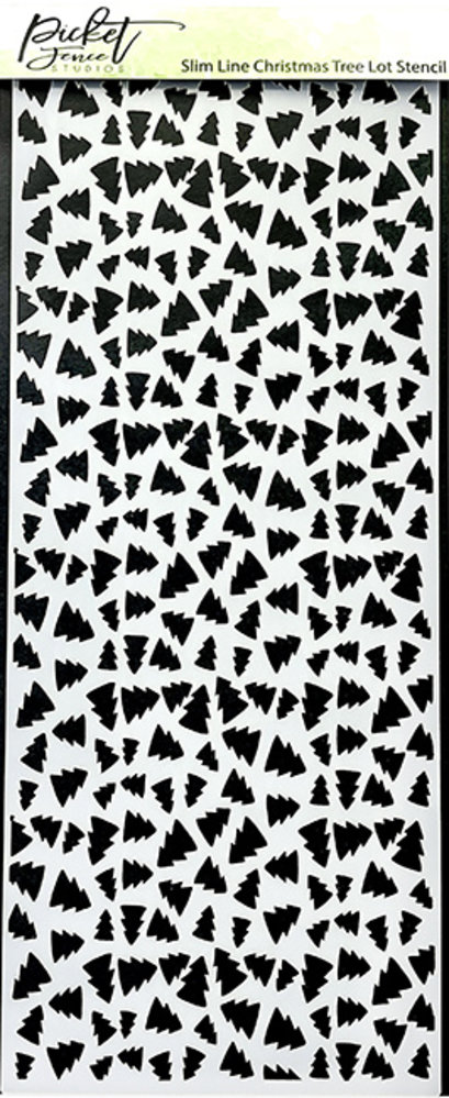 Picket Fence Studios Slim Line Christmas Tree Lot 4x10 Inch Stencil (SC-337) (OUTLET) Picket Fence Studios Slim Line Christmas Tree Lot 4x10 Inch Stencil (SC-337) (OUTLET)