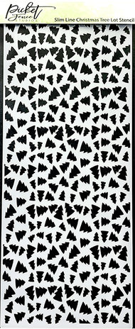 Picket Fence Studios Slim Line Christmas Tree Lot 4x10 Inch Stencil (SC-337) (OUTLET) Picket Fence Studios Slim Line Christmas Tree Lot 4x10 Inch Stencil (SC-337) (OUTLET)