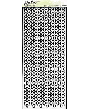 Picket Fence Studios Slim Line Winter Rings 4x10 Inch Stencil (SC-333) (OUTLET)