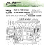 Picket Fence Studios Witch Crafts 6x6 Inch Clear Stamps (H-125) (OUTLET)