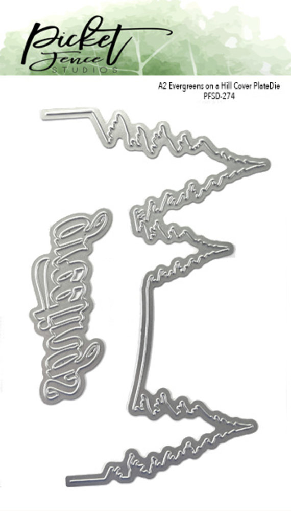 Picket Fence Studios A2 Evergreens on a Hill 4x6 Inch Cover Plate Dies (PFSD-274) (OUTLET) Picket Fence Studios A2 Evergreens on a Hill 4x6 Inch Cover Plate Dies (PFSD-274) (OUTLET)