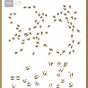 Marianne Design Mask Stencil A5 Tiny's Bird & Deer Prints (PS8134) (DISCONTINUED)