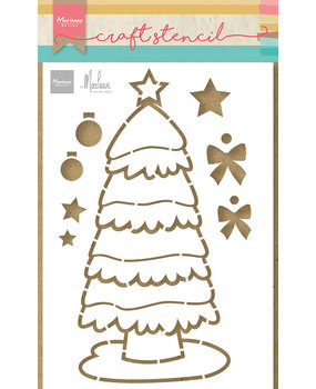 Marianne Design Craft Stencil A5 by Marleen Christmas Tree (PS8133) (DISCONTINUED) Marianne Design Craft Stencil A5 by Marleen Christmas Tree (PS8133) (DISCONTINUED)