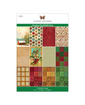 Spellbinders Christmas Velvet 6x9 Inch Paper Pad (CH-022) (OUTLET)