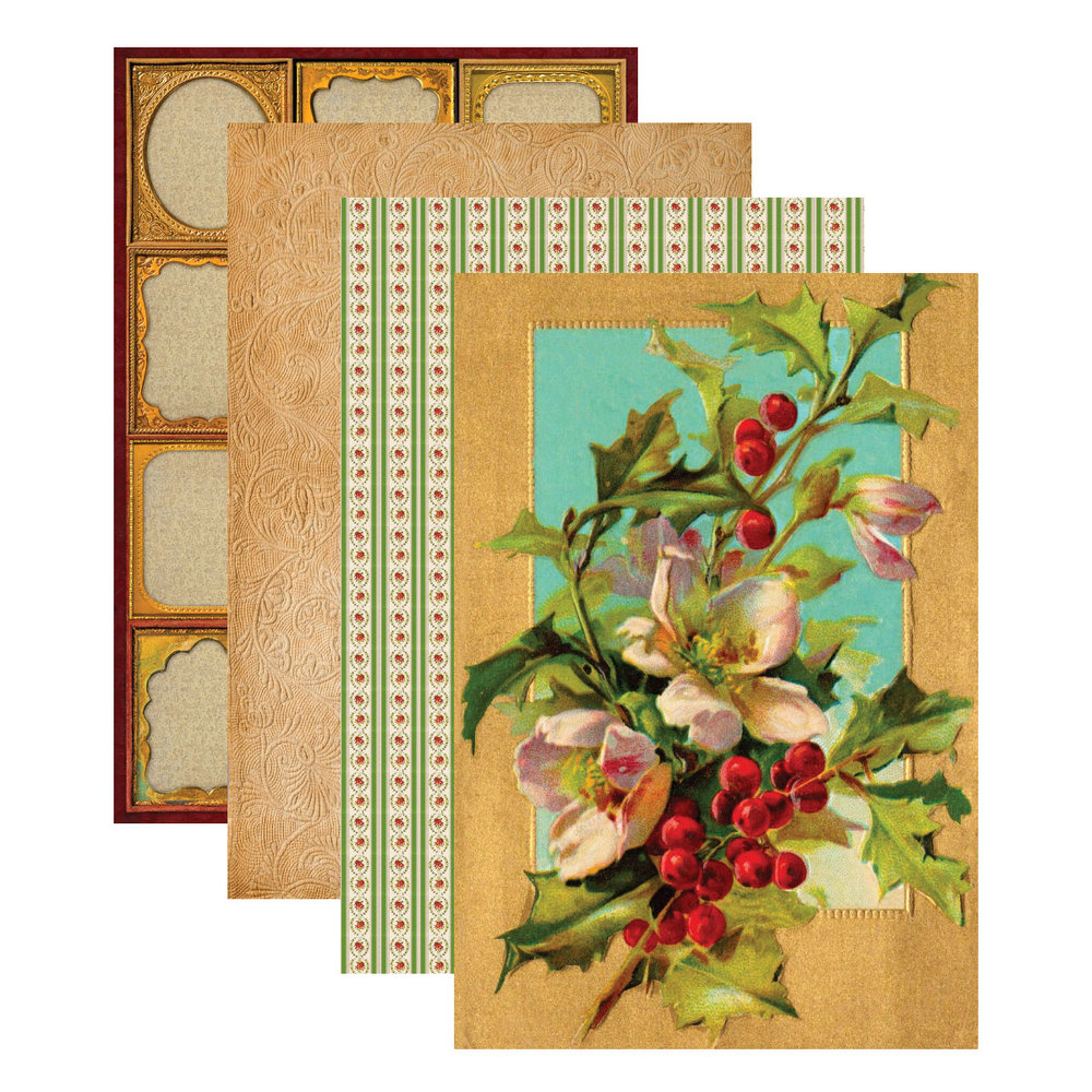 Spellbinders Christmas Velvet 6x9 Inch Paper Pad (CH-022) (OUTLET) Spellbinders Christmas Velvet 6x9 Inch Paper Pad (CH-022) (OUTLET)