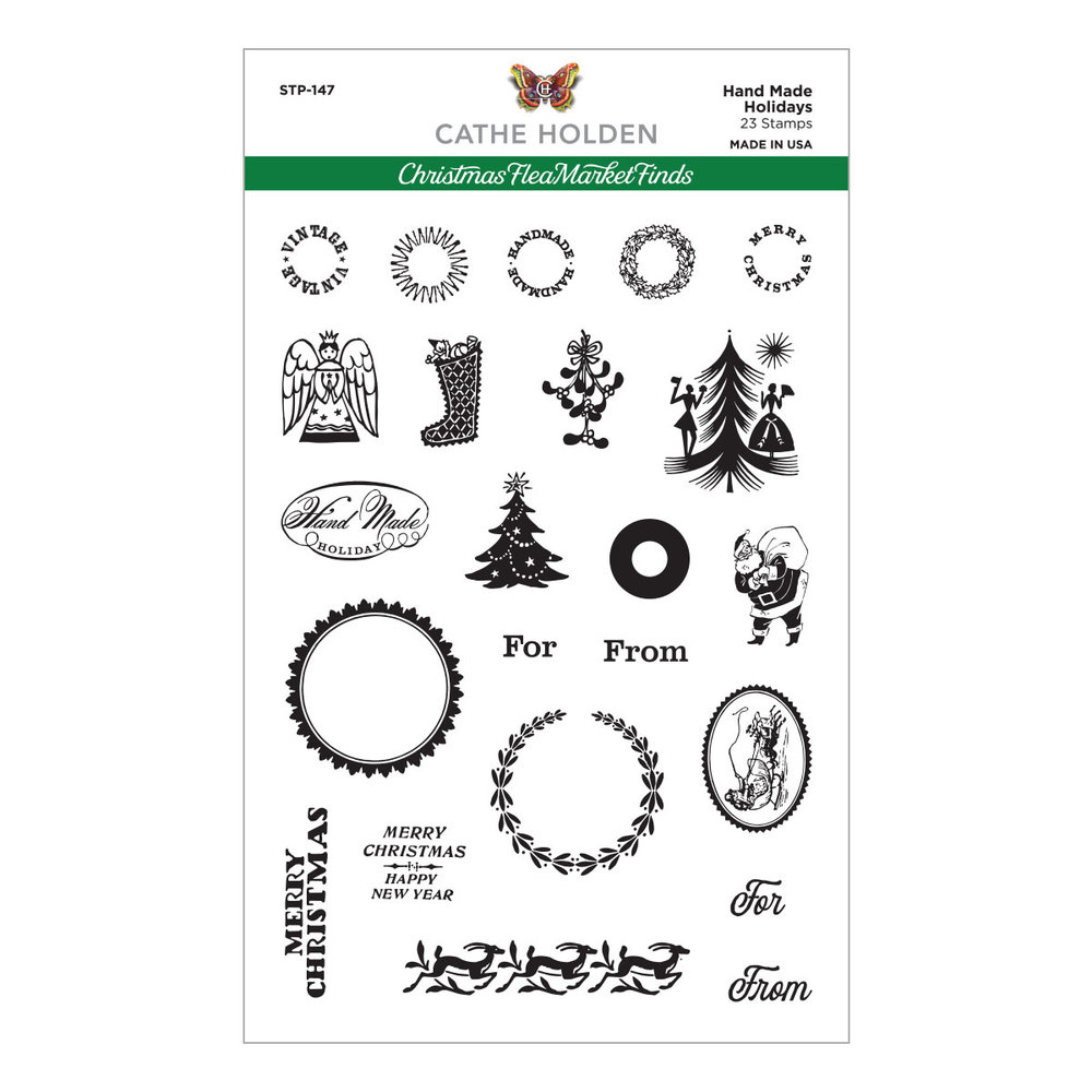 Spellbinders Hand Made Holidays Clear Stamps (STP-147) (OUTLET) Spellbinders Hand Made Holidays Clear Stamps (STP-147) (OUTLET)