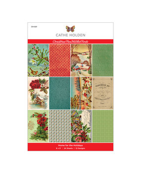 Spellbinders Home for the Holidays 6x9 Inch Paper Pad (CH-021) (OUTLET)